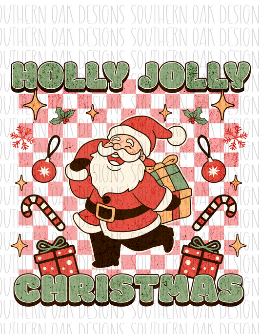 Holly Jolly Santa  Digital Download