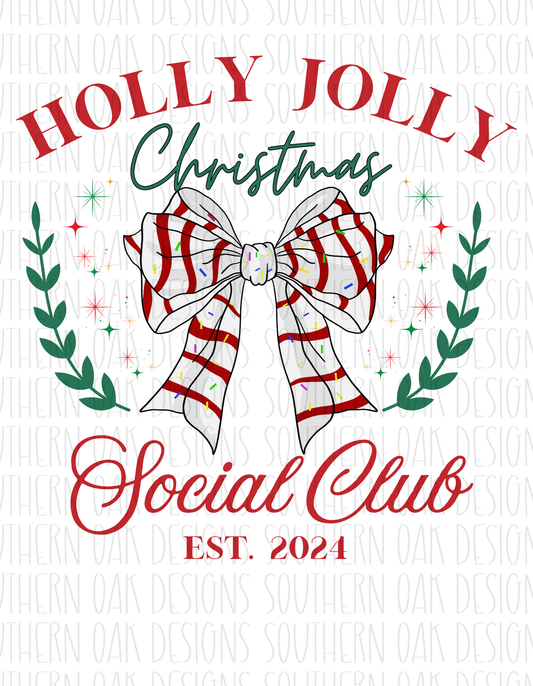 Holly Jolly Christmas Social Club Digital Download