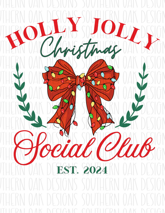 Holly Jolly Christmas Social Club Digital Download