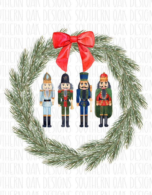 Nutcracker Wreath Digital Download