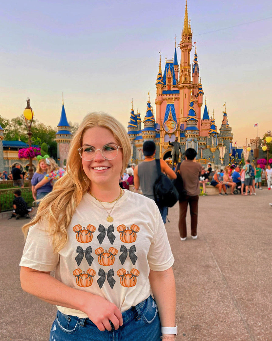 Bows and Pumpkin Tee