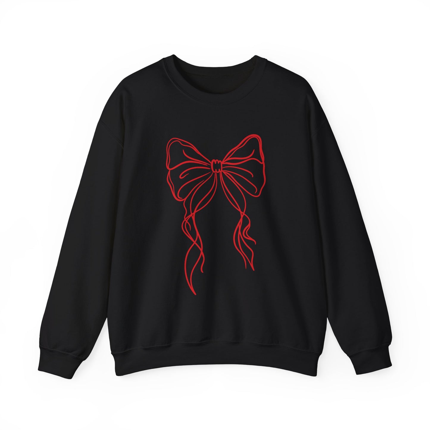 Red Christmas Bow Sweatshirt