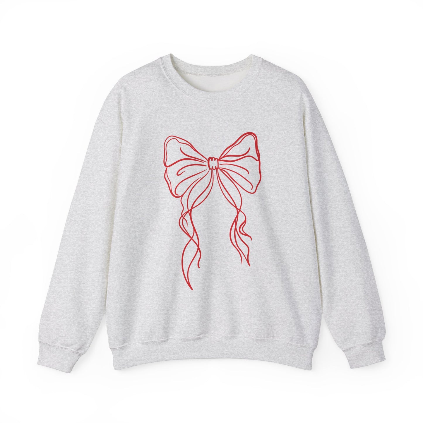 Red Christmas Bow Sweatshirt