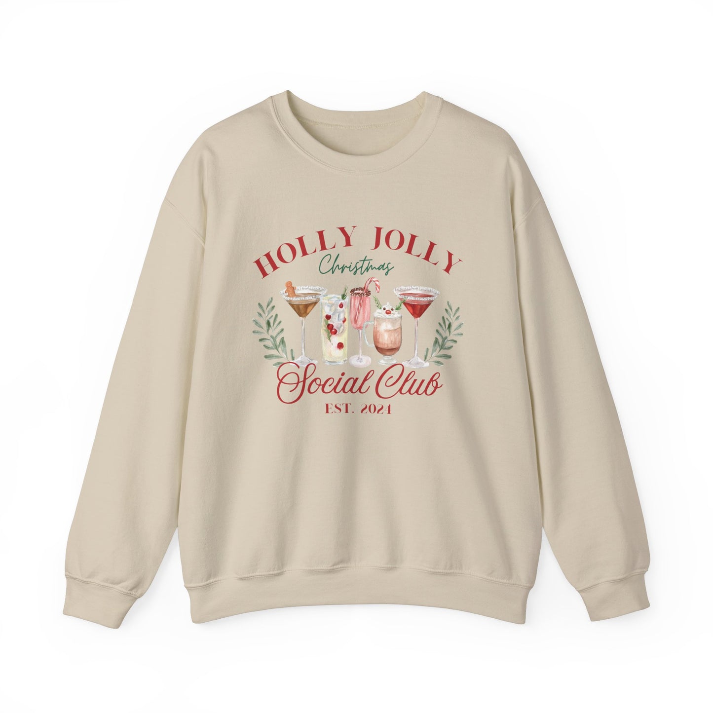 Christmas Martini Social Club Sweatshirt