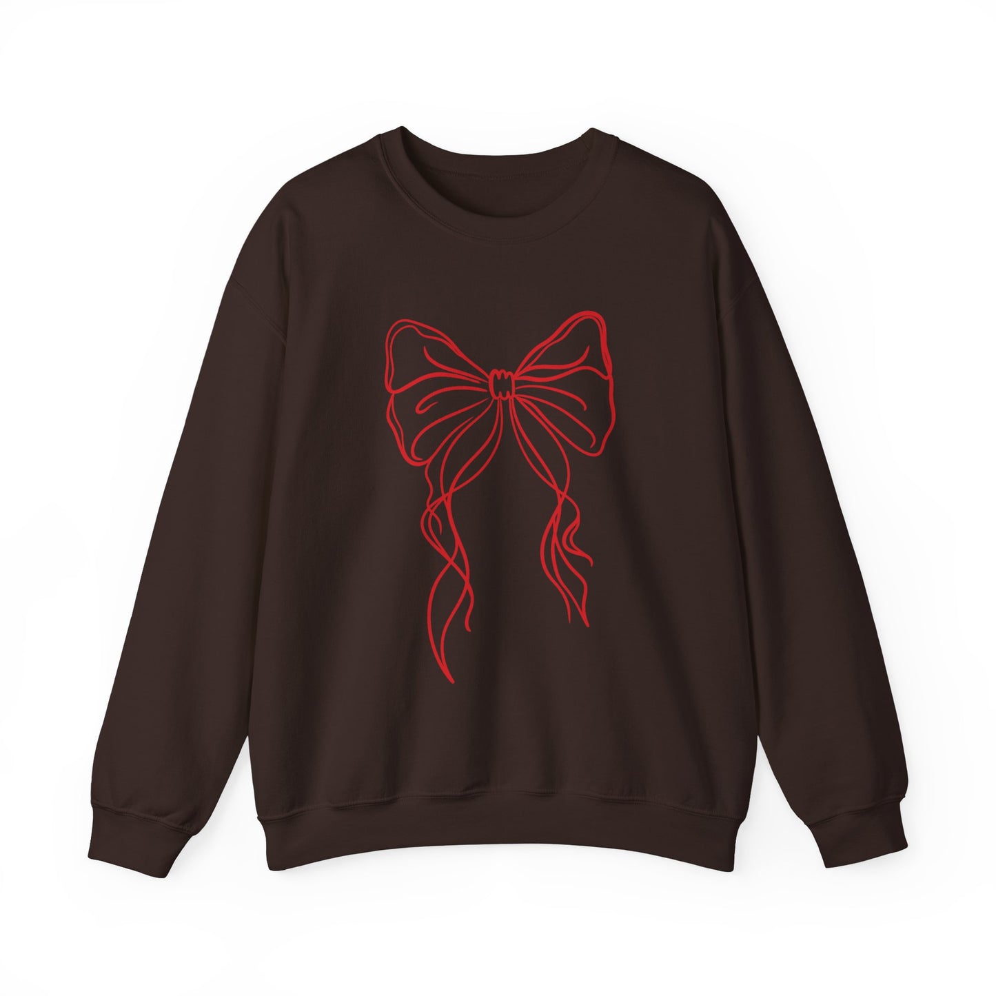 Red Christmas Bow Sweatshirt