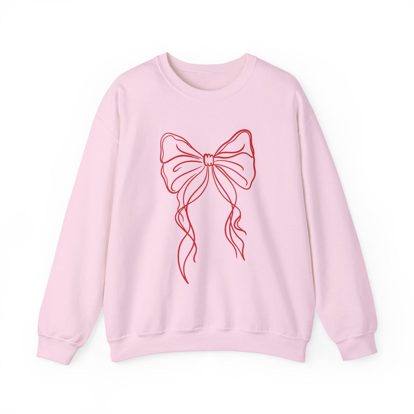 Red Christmas Bow Sweatshirt