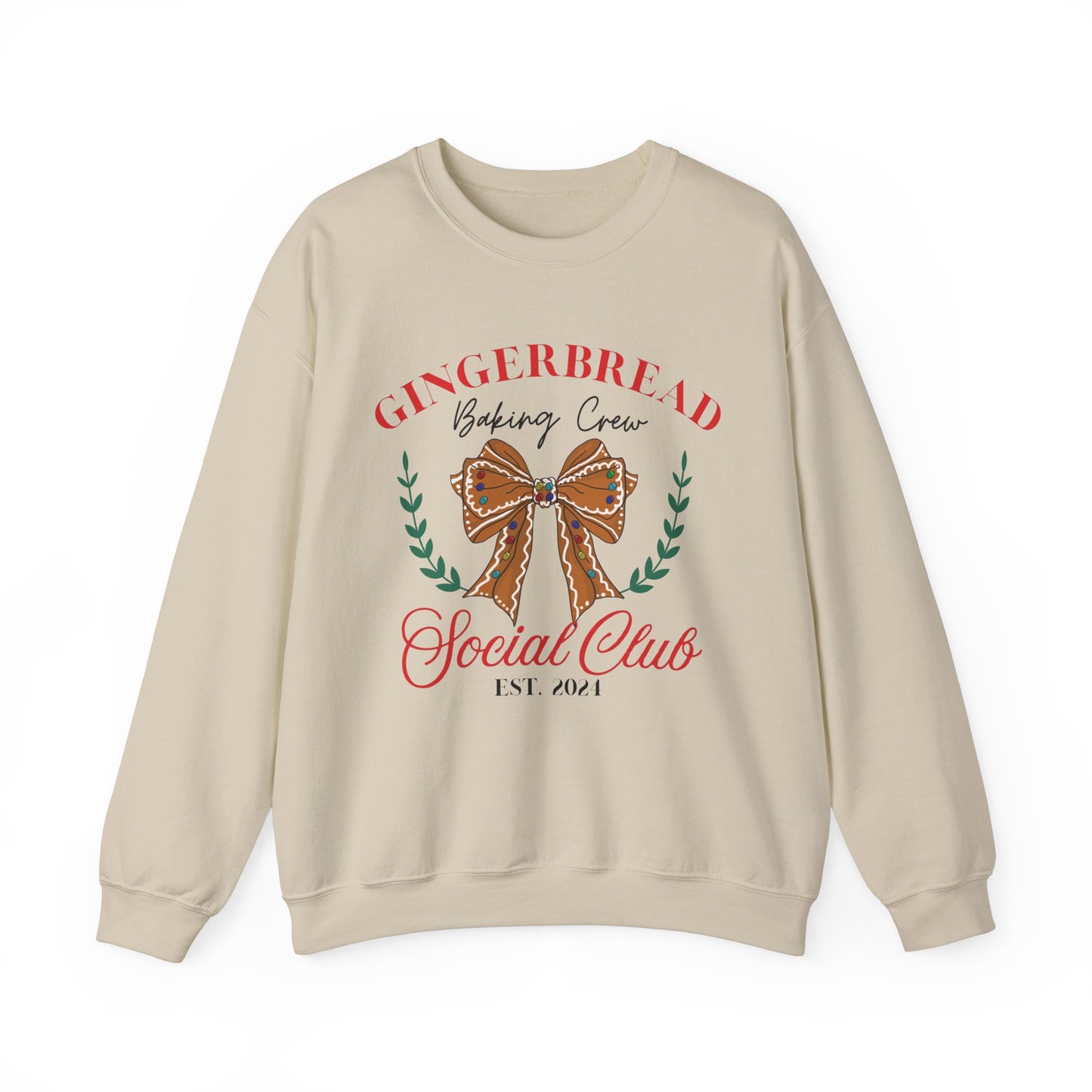 Gingerbread Bow Social Club Sweatshirt