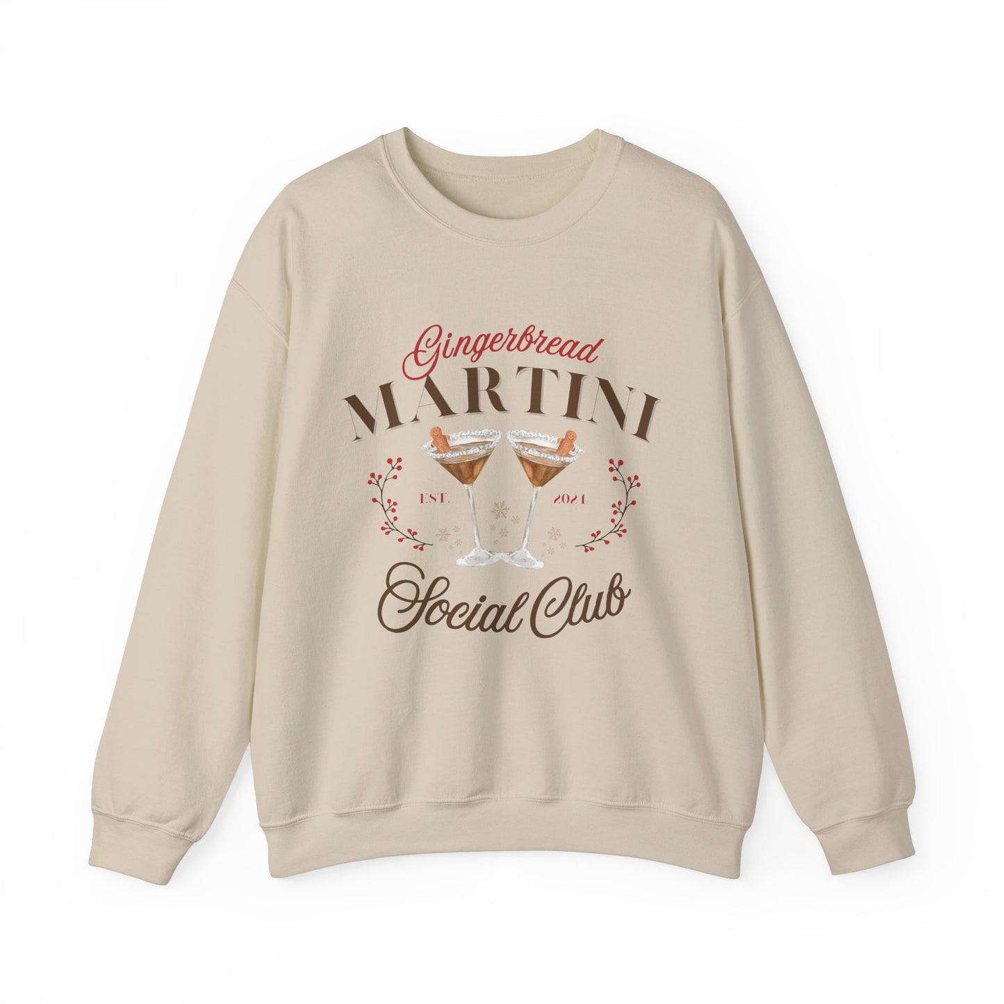 Gingerbread Martini Social Club Sweatshirt