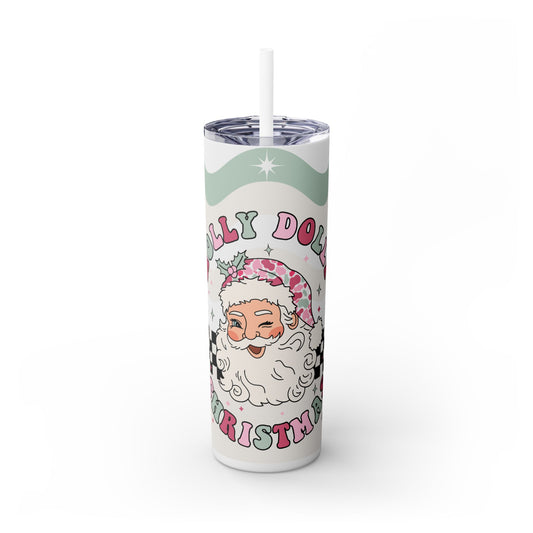 Holly Dolly Christmas Tumbler