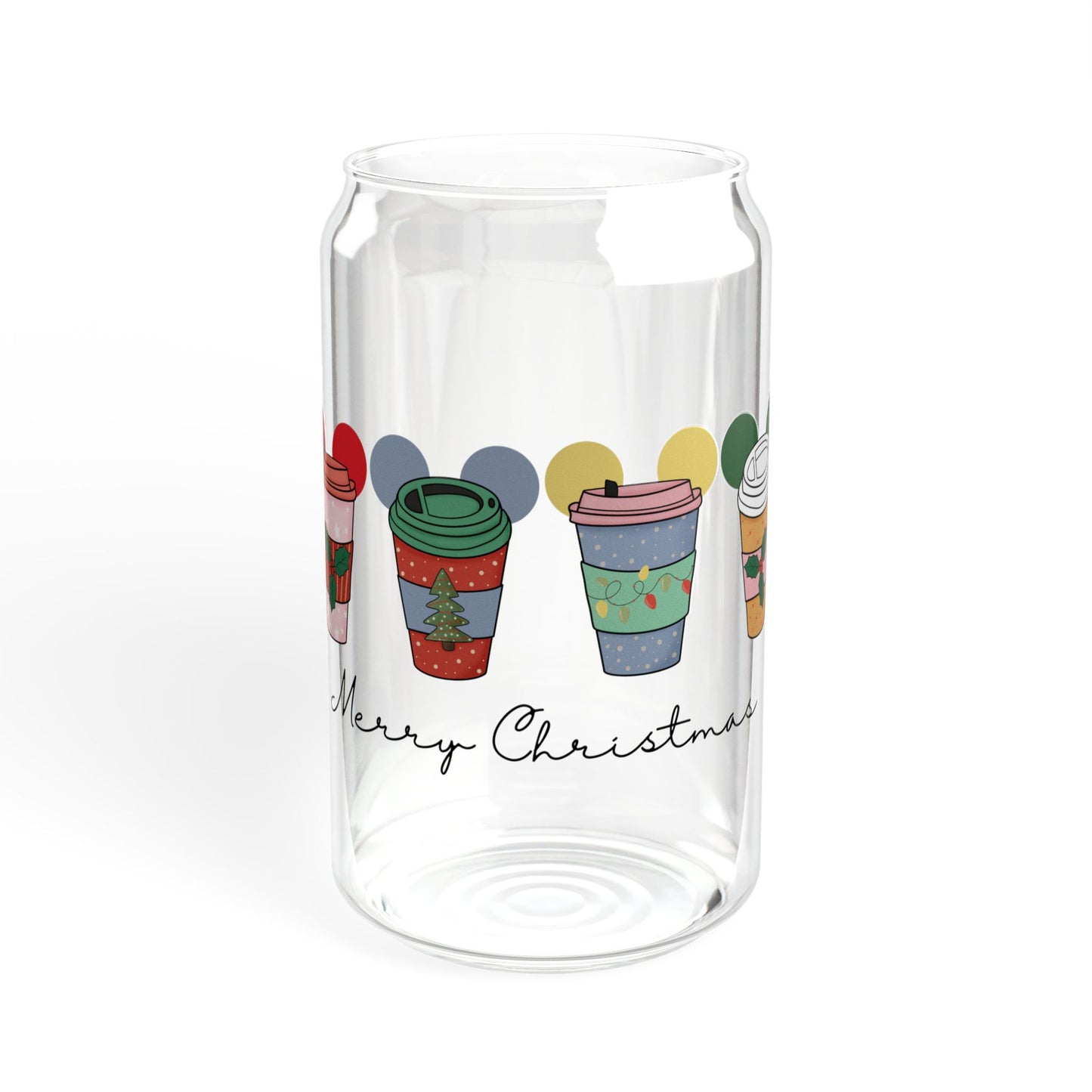 Christmas Coffee Glass Coffee Cup